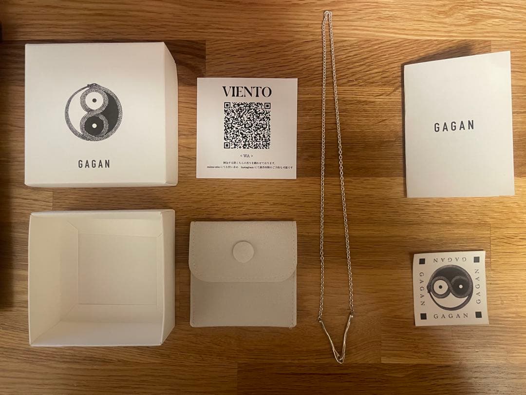 GAGAN jwdiye single シルバー アクセサリー ネックレス