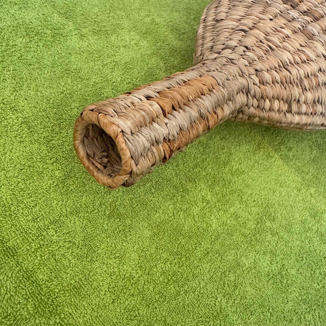 花器　フラワースタンド　フロアスタンド 　天然素材 円錐形 ナチュラルブラウン