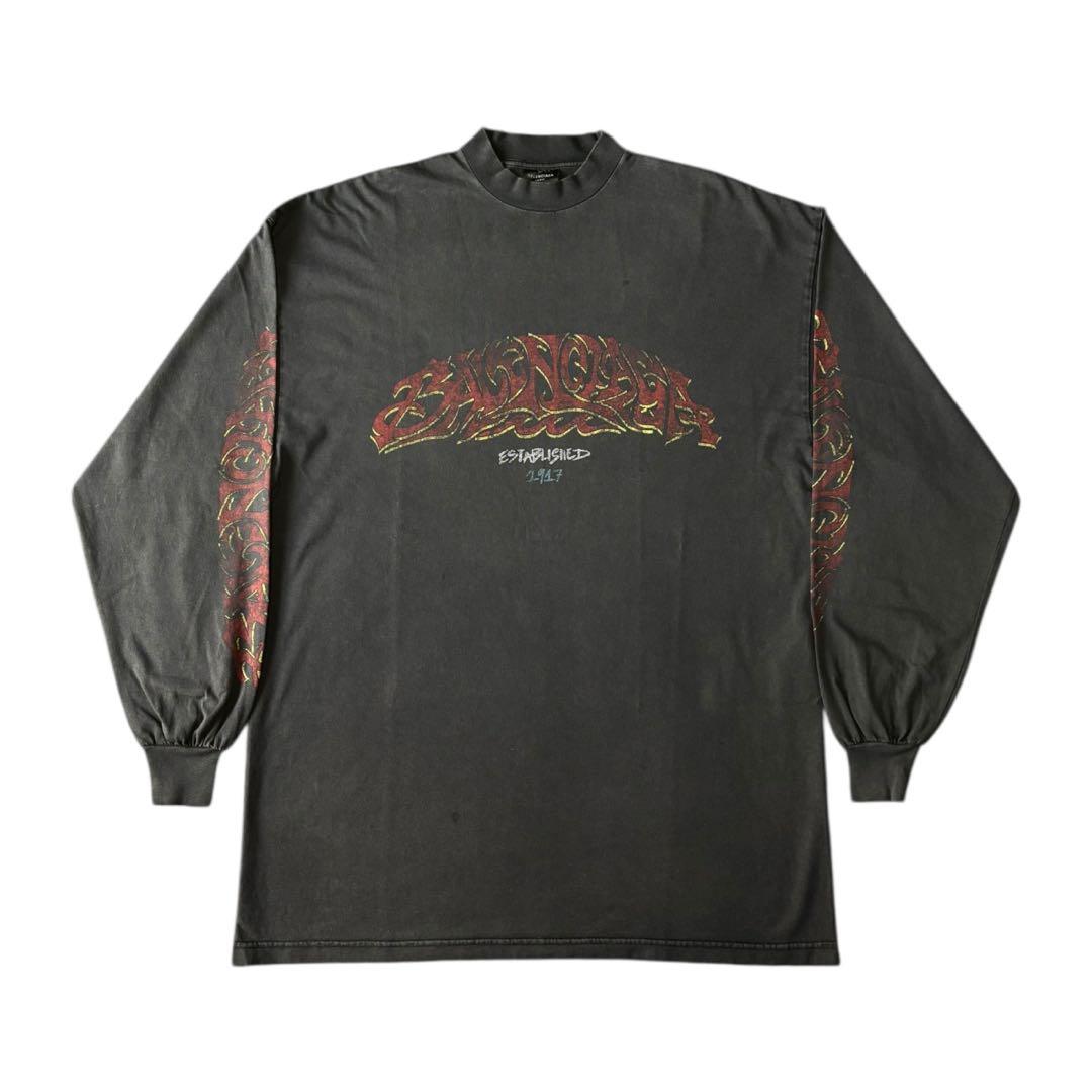 BALENCIAGA 23AW OFFSHORE ロングスリーブTシャツ