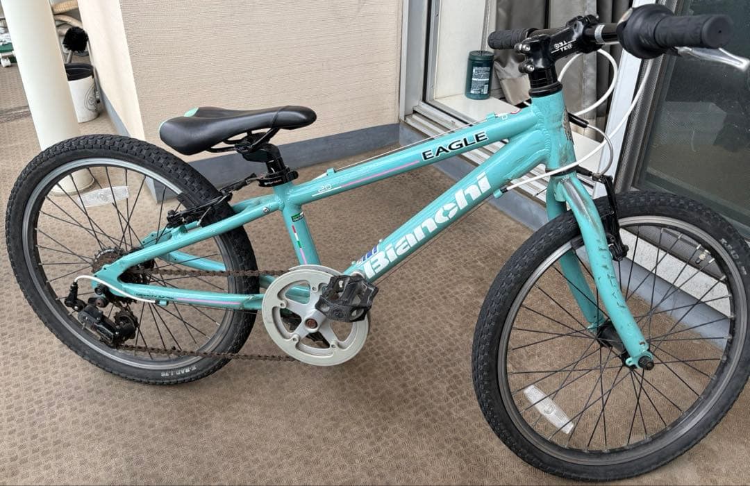 Bianchi Eagle 20インチ キッズバイク 水色