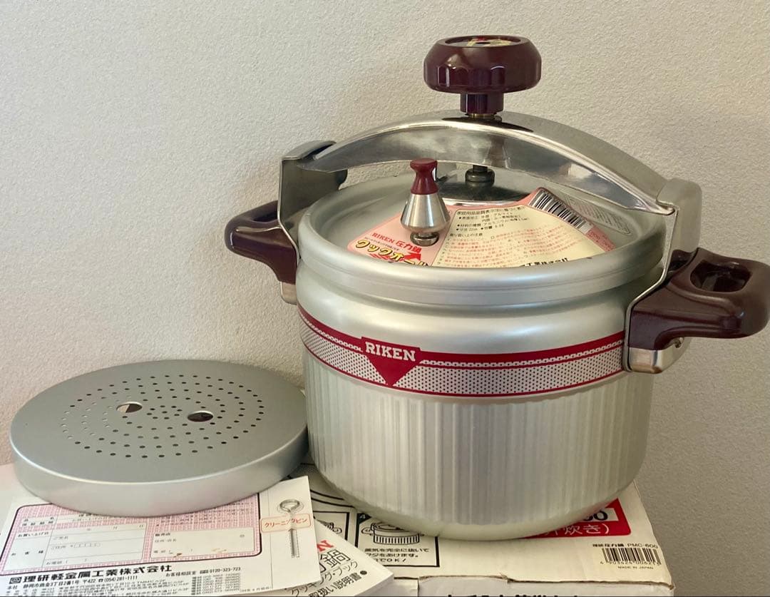 【未使用品】理研 圧力鍋 PMC-600 クックオール6.0L