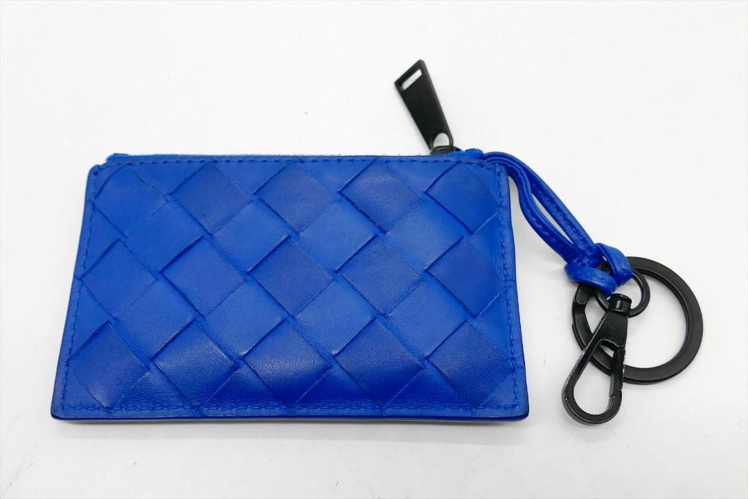 [3371]　極美品　＊ボッテガヴェネタ＊　レザー　ケース　キーホルダー付