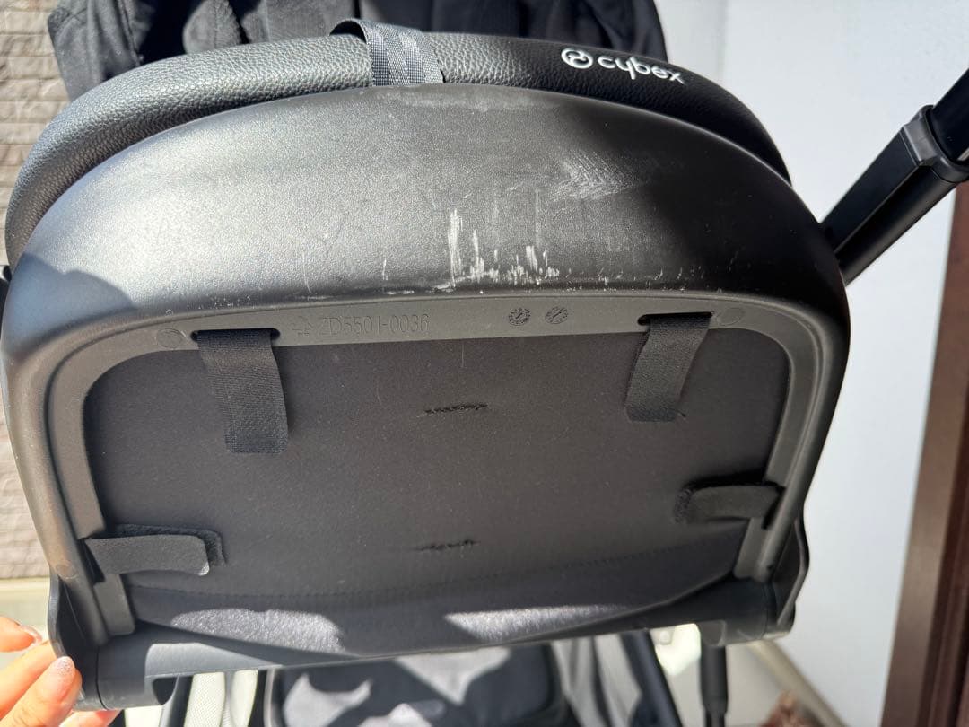 Cybex ブラック ベビーカー　ガゼルs 専用バスケット付き