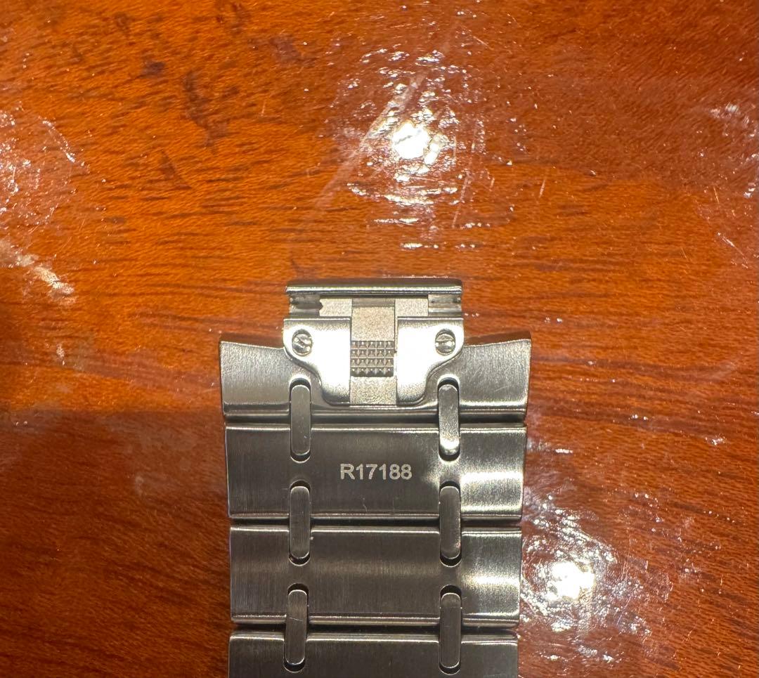 ルイ・ヴィトン タンブール 時計ベルト メタルブレスレットL R17188 美品