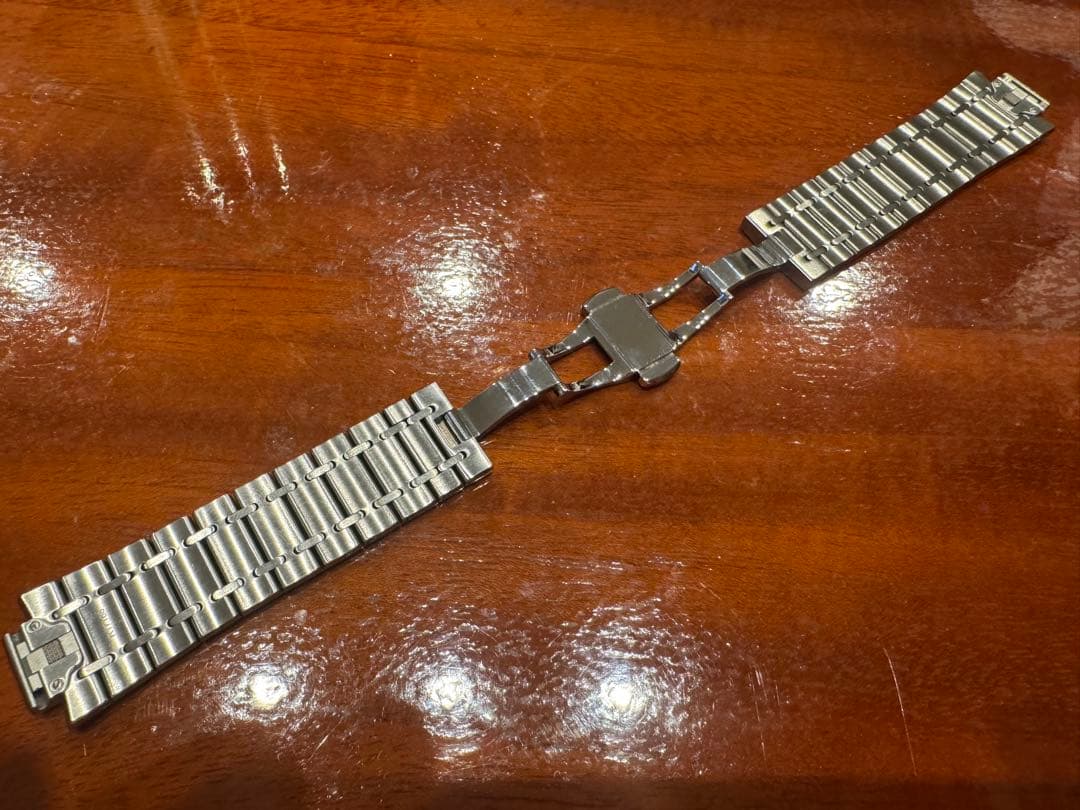 ルイ・ヴィトン タンブール 時計ベルト メタルブレスレットL R17188 美品