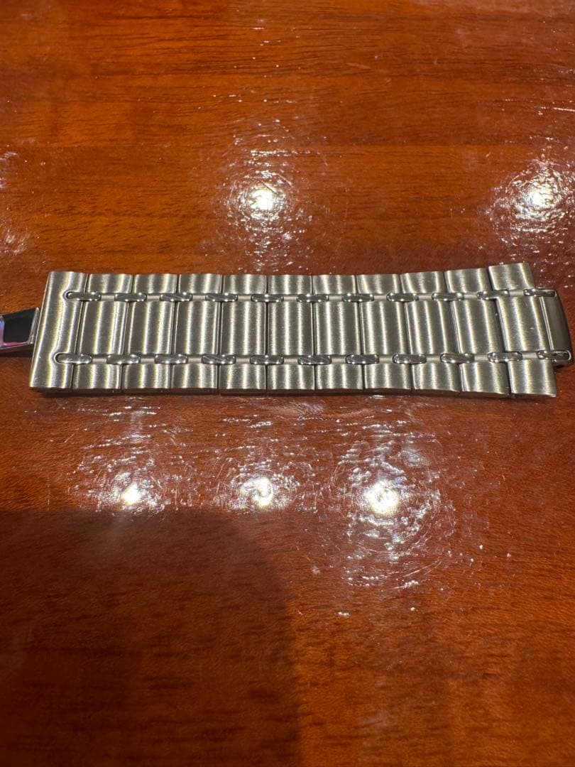 ルイ・ヴィトン タンブール 時計ベルト メタルブレスレットL R17188 美品