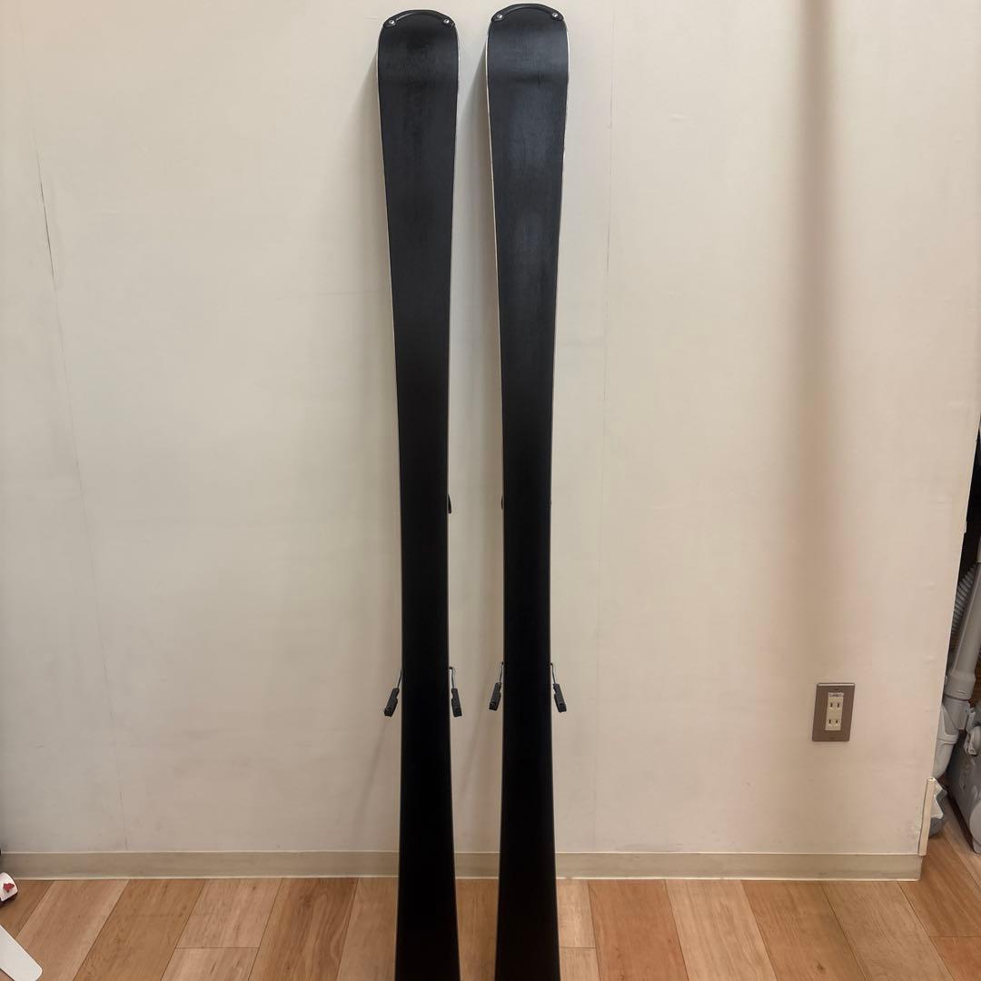 サロモン　スキー板　POWERLINE KART FR 162 ストック付き