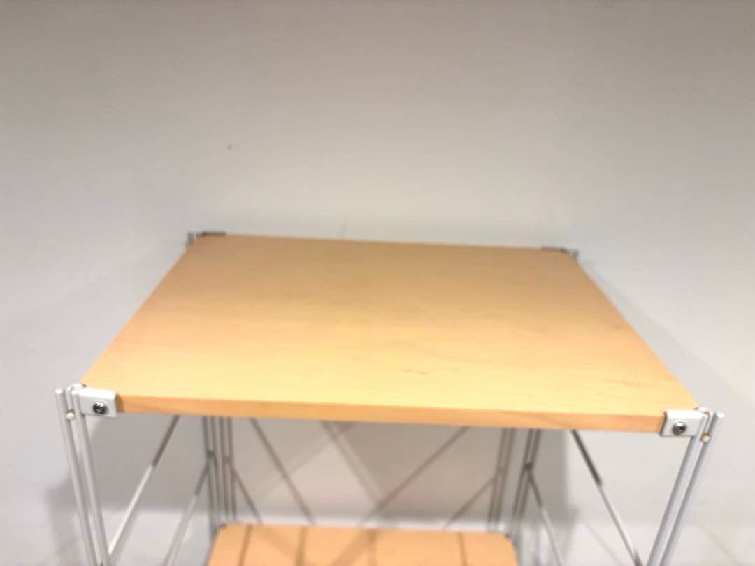 ⭐️美品⭐️無印良品⭐️スチールユニットシェルフ⭐️大⭐️木製棚⭐️帆立3本⭐️グレー