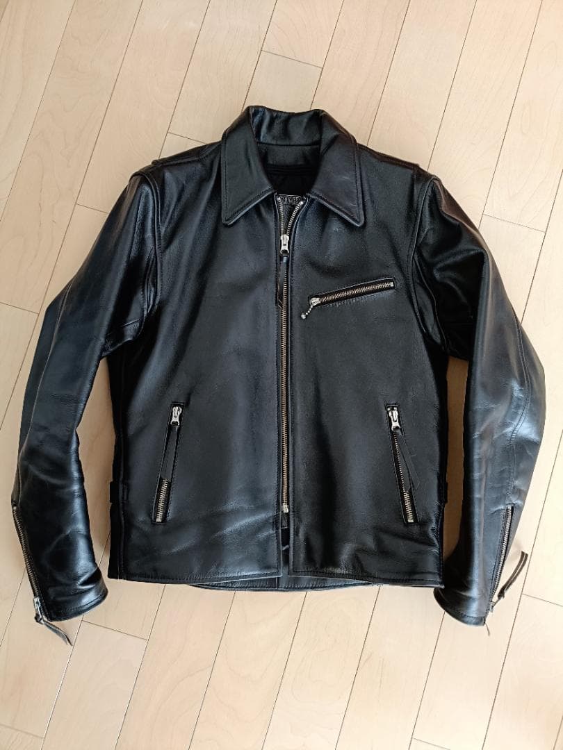 カドヤ　革ジャン　 シングルライダースジャケット