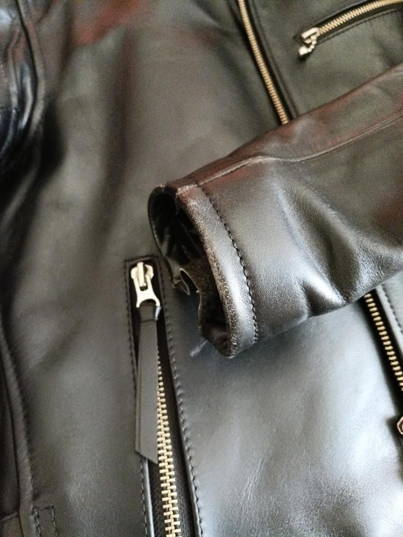 カドヤ　革ジャン　 シングルライダースジャケット