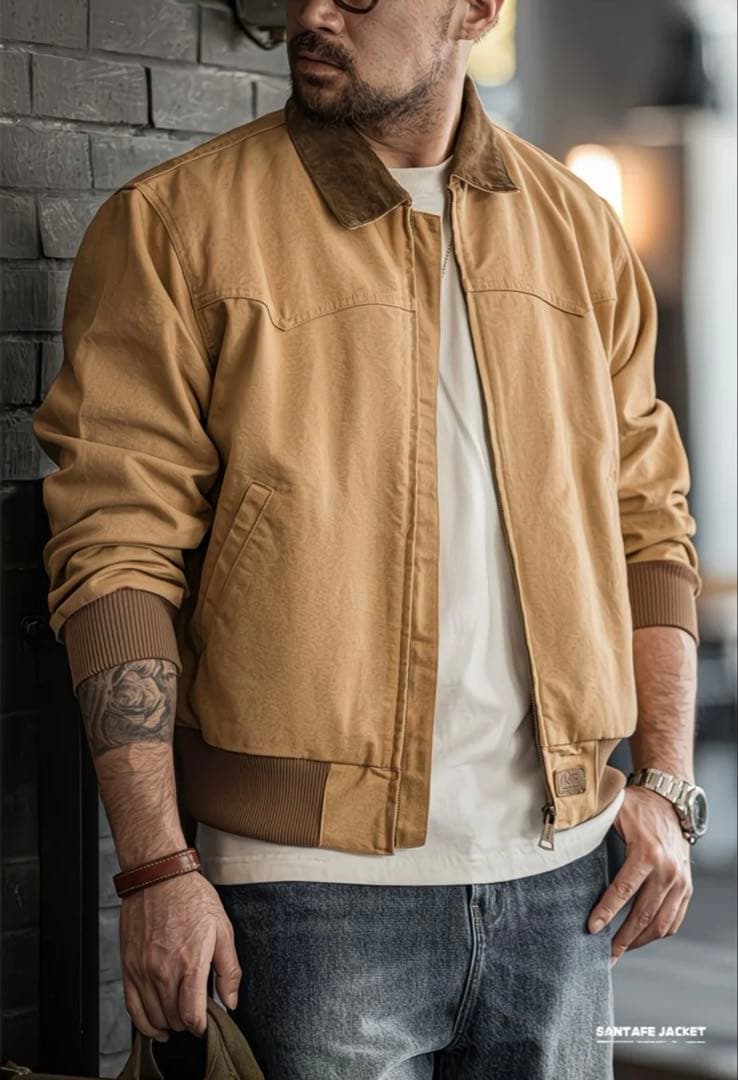 SANTAFE JACKET ベージュ 　サンタフェジャケット　カーハート風