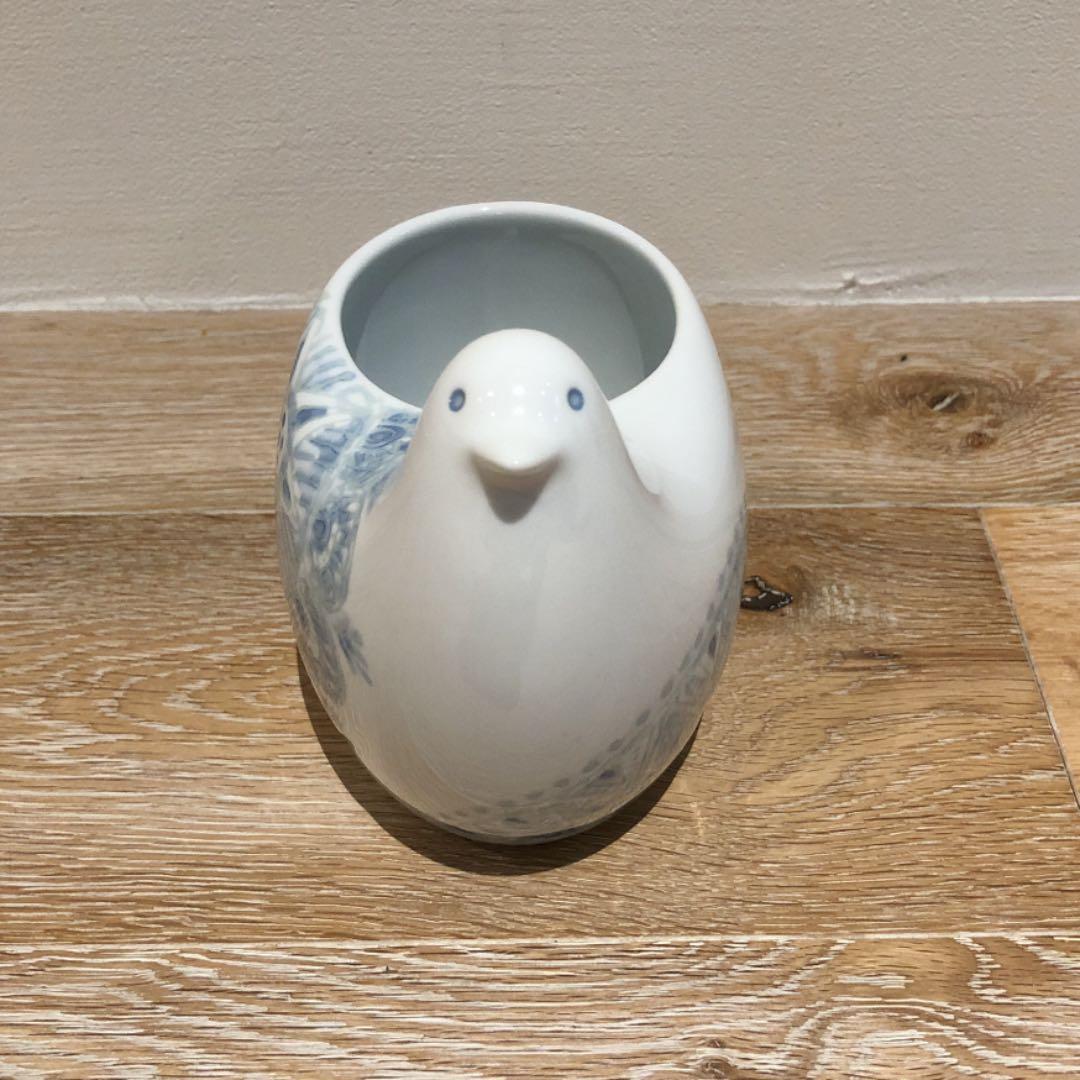 【希少・限定品】白山陶器　ポッポ　とり型フリースタンド