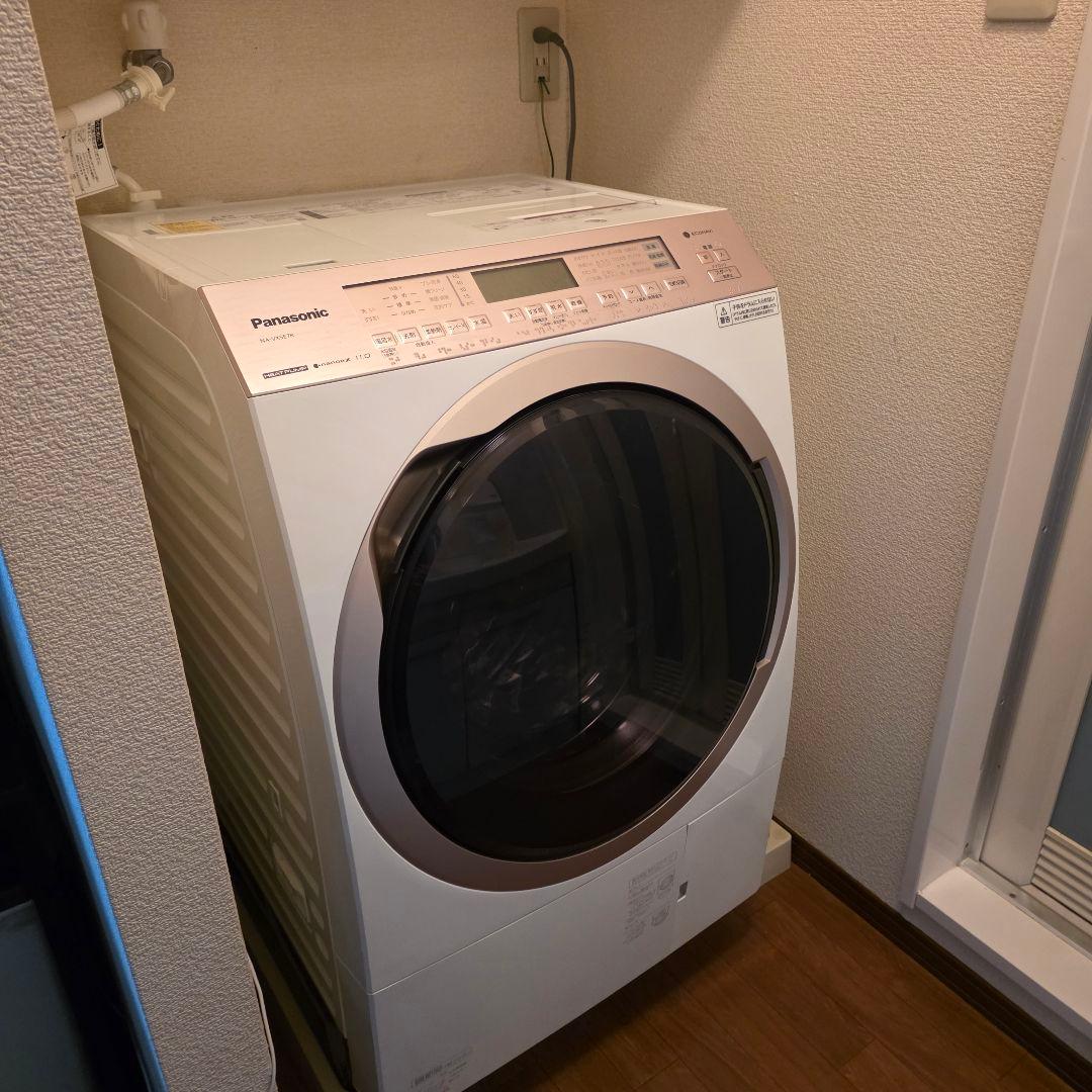 パナソニックドラム式電気洗濯乾燥機NA-VX5E7R-W 洗濯11kg乾燥6kg