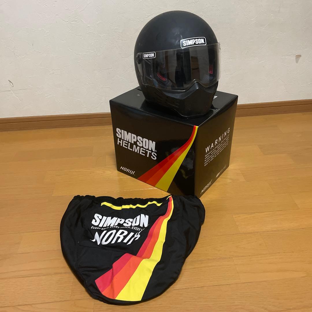 SIMSON NORIX フルフェイスヘルメット マットブラック