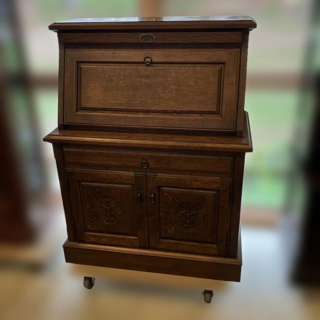 ライティングビューロー　えぞ民芸家具製作所　引取り限定