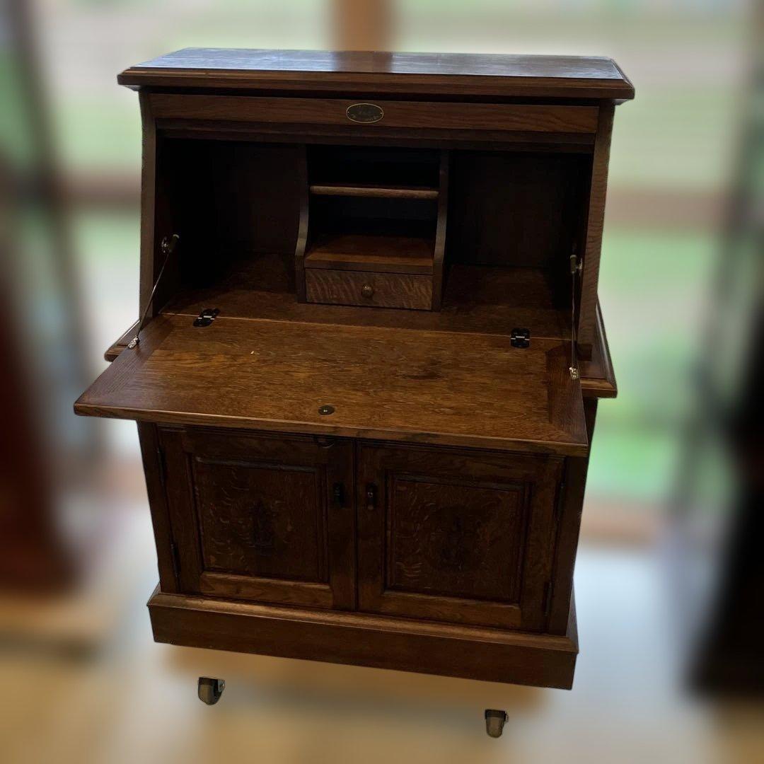 ライティングビューロー　えぞ民芸家具製作所　引取り限定