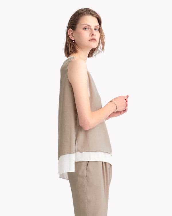 セオリーリュクス ノースリーブ ブラウス　smallサイズ　新品未使用