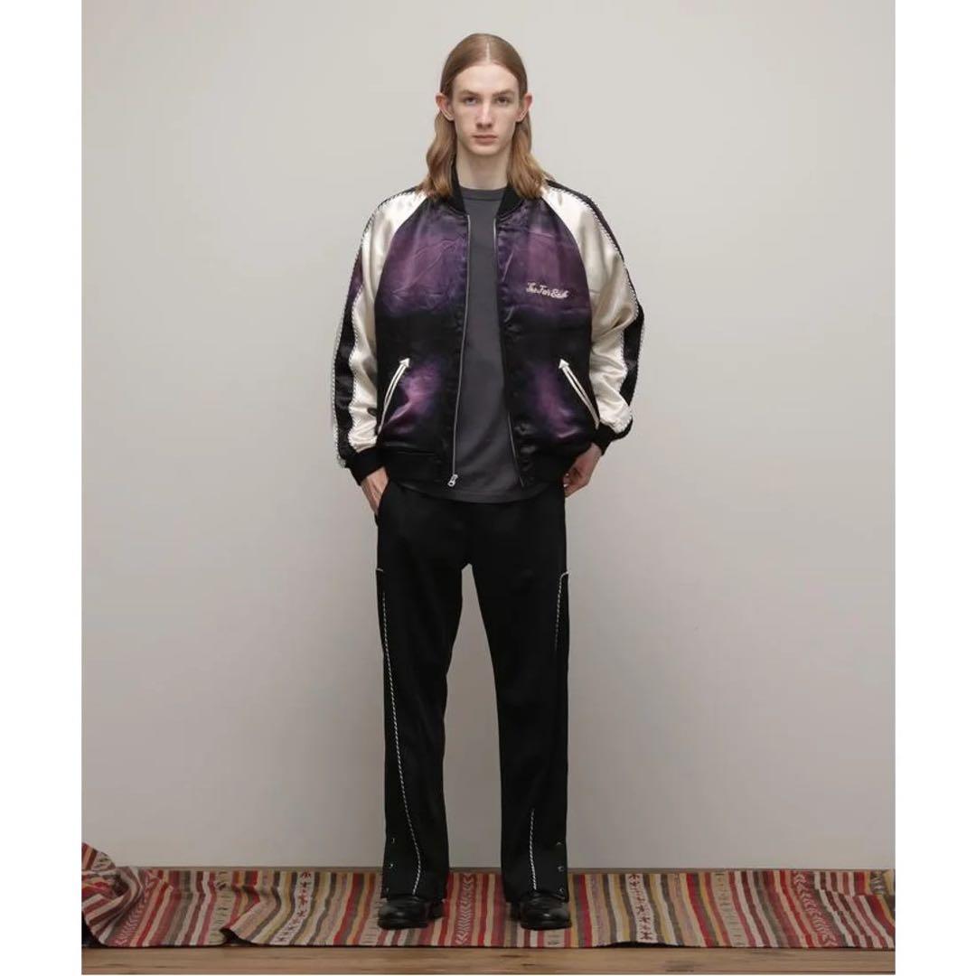 Schott スカジャン L 黒/シルバー