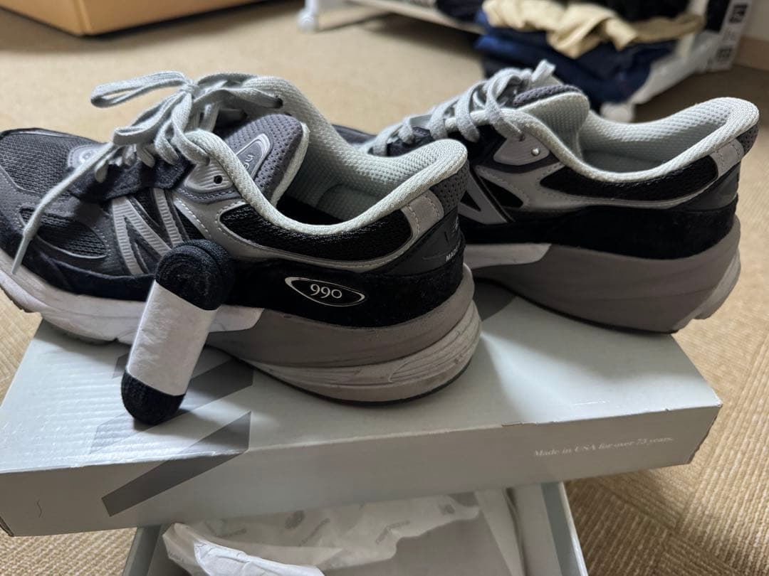 New Balance 990 黒/グレー