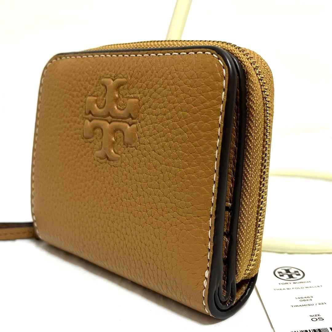 【極美品】Tory Burch トリーバーチ二つ折り財布 ブラウン