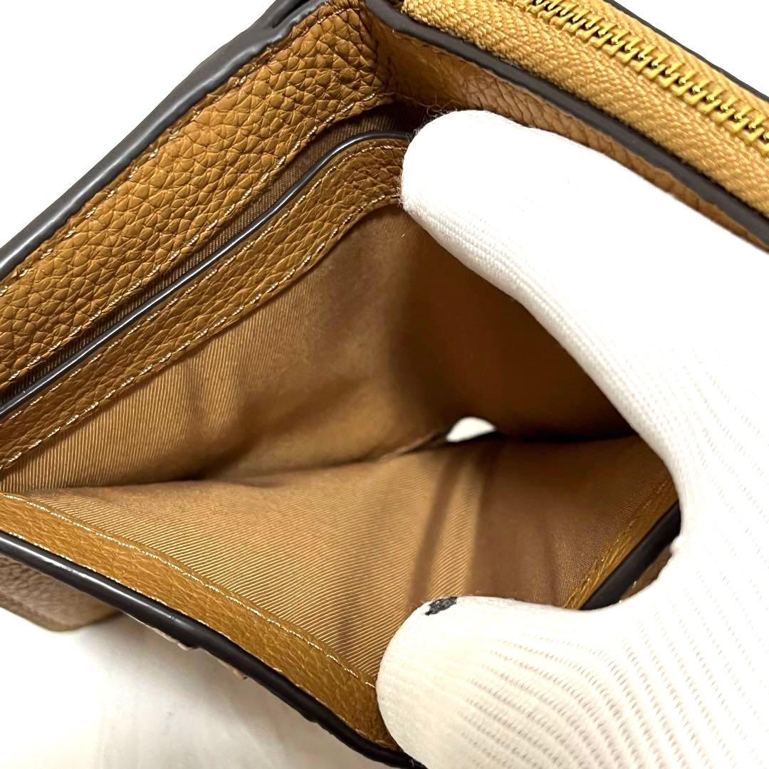 【極美品】Tory Burch トリーバーチ二つ折り財布 ブラウン