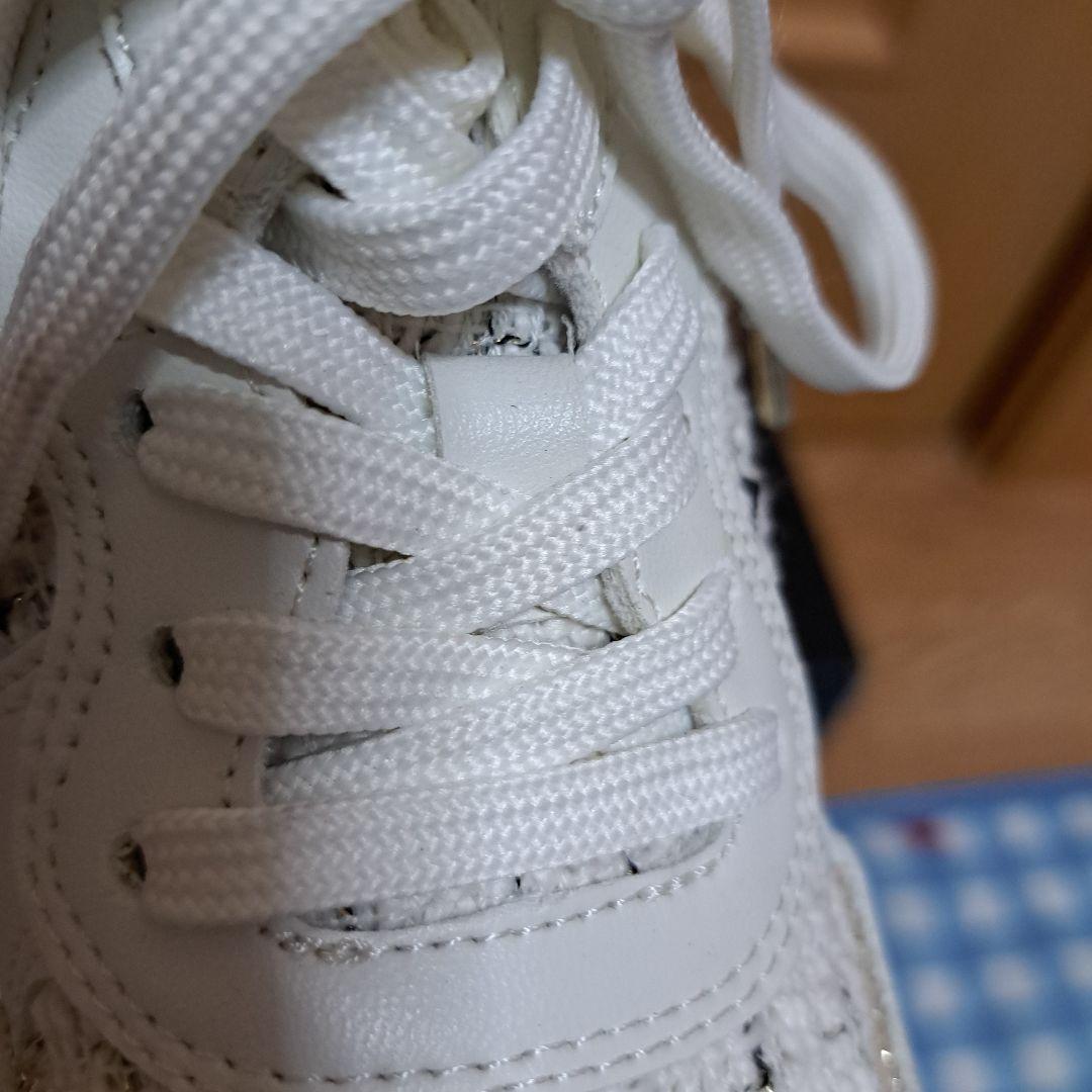 diana ホワイト スニーカー ウェッジソール