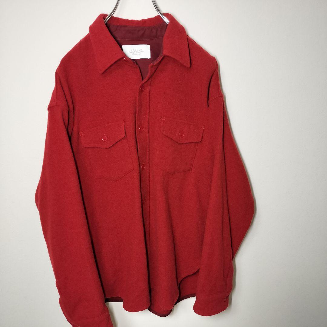 UNUSED アンユーズド ウールシャツ ジャケット メンズ トップス アウター
