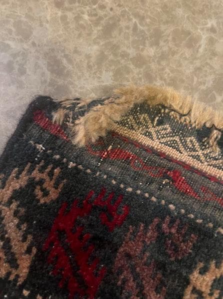 ヴィンテージラグ　トライバルラグ　100×223センチ