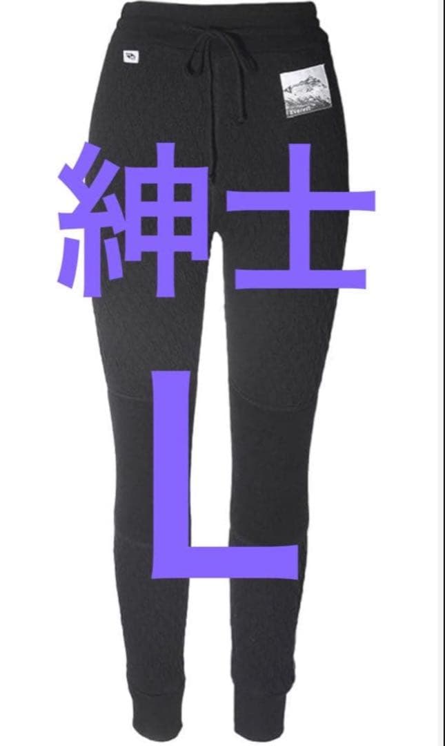 【新品未使用】ひだまり肌着 エベレストプロ 紳士タイツ ブラック サイズＬ