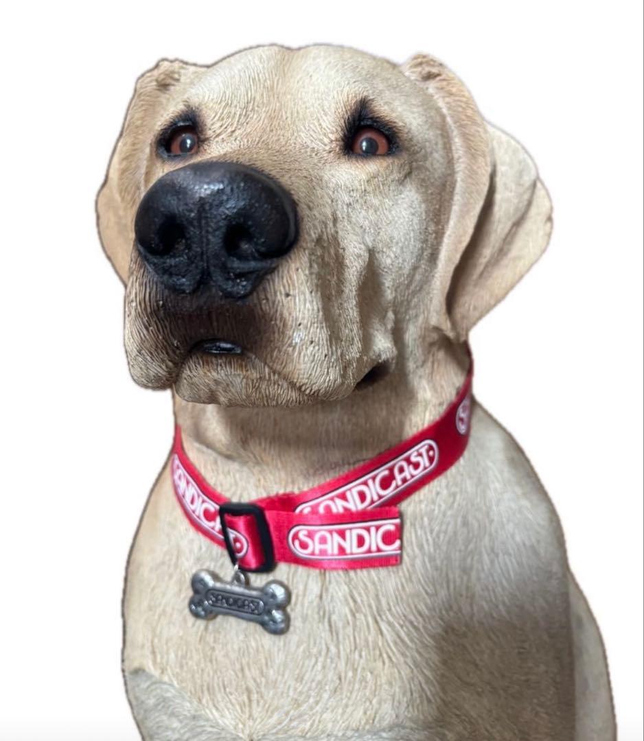 サンディキャスト　ラブラドールレトリバー　犬　置物　オブジェ　リアルドッグ