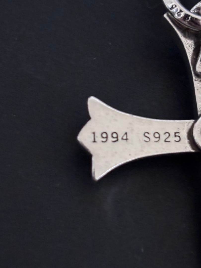 ネックレス ラージクロス ペーパーチェーン シルバー925