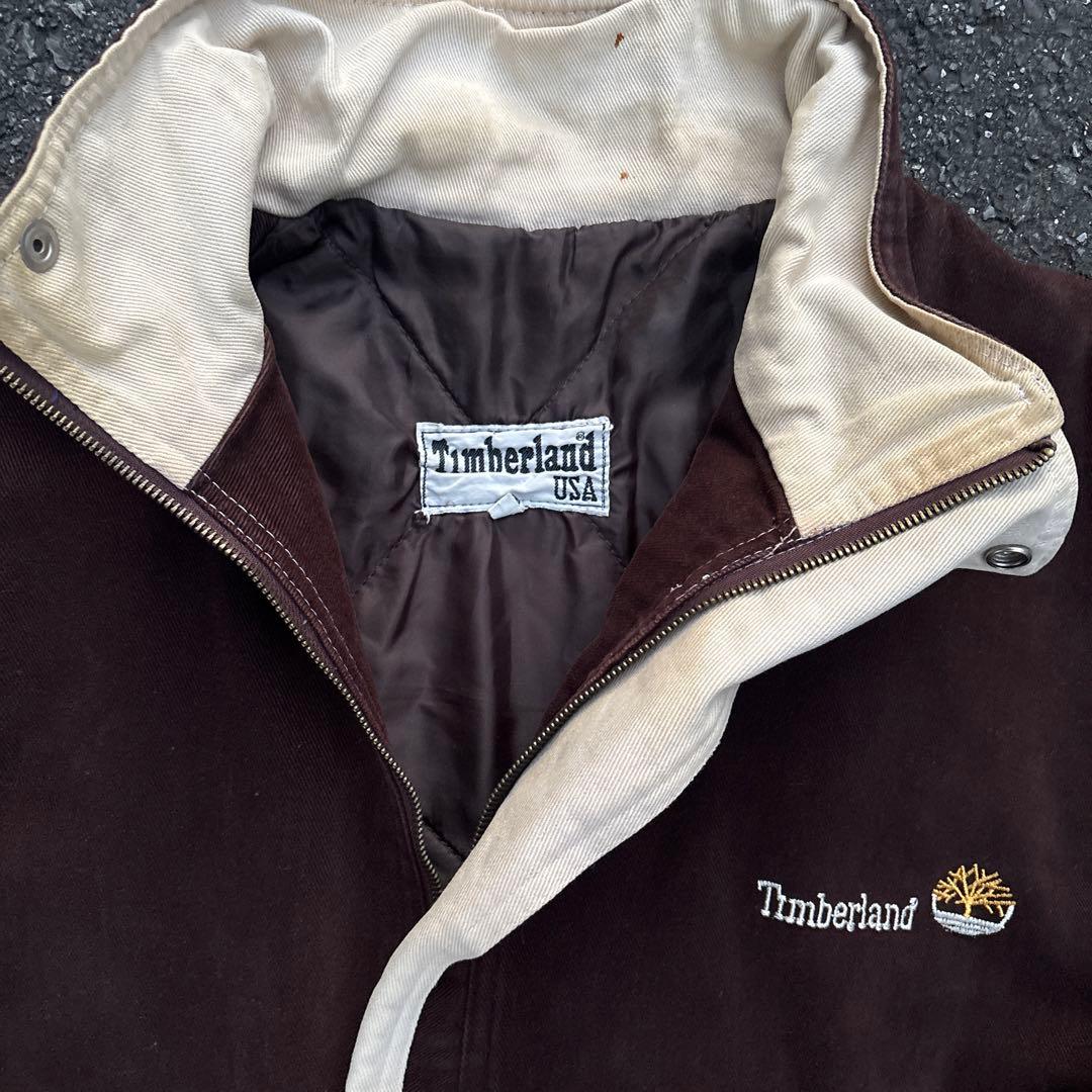 Timberland 中綿 ブラウンジャケット