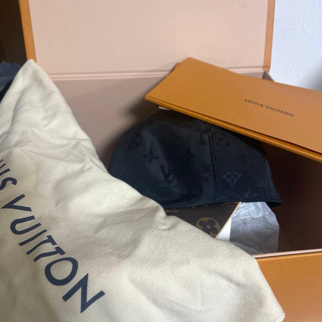 魂 Louis Vuitton キャップ M76528 ブラック/ブラウン
