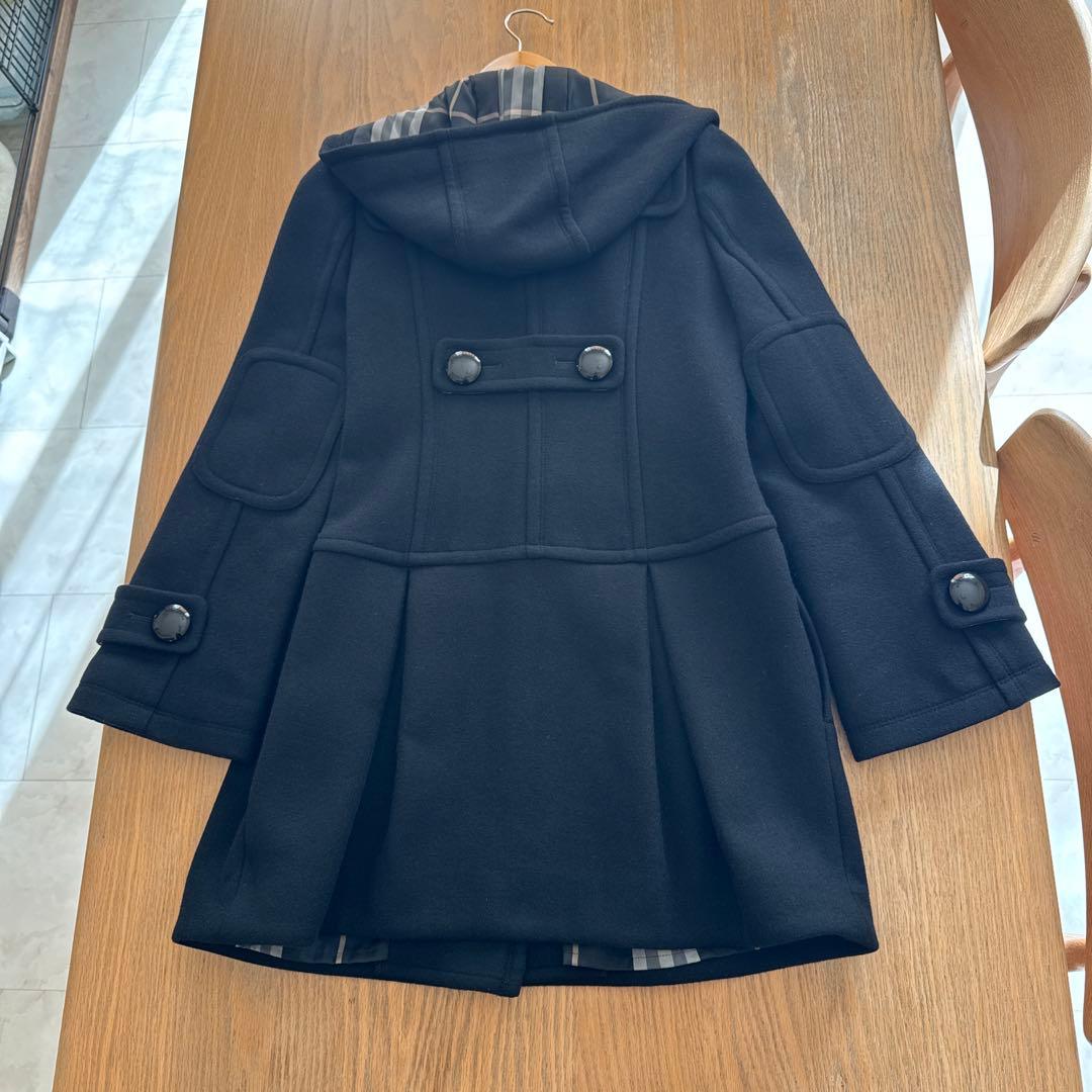 BURBERRY LONDONブラック黒 ダッフルコート 40