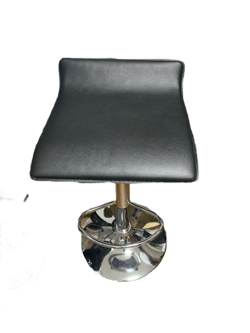 バーカウンター　チェア　ブラック　高さ調節可能