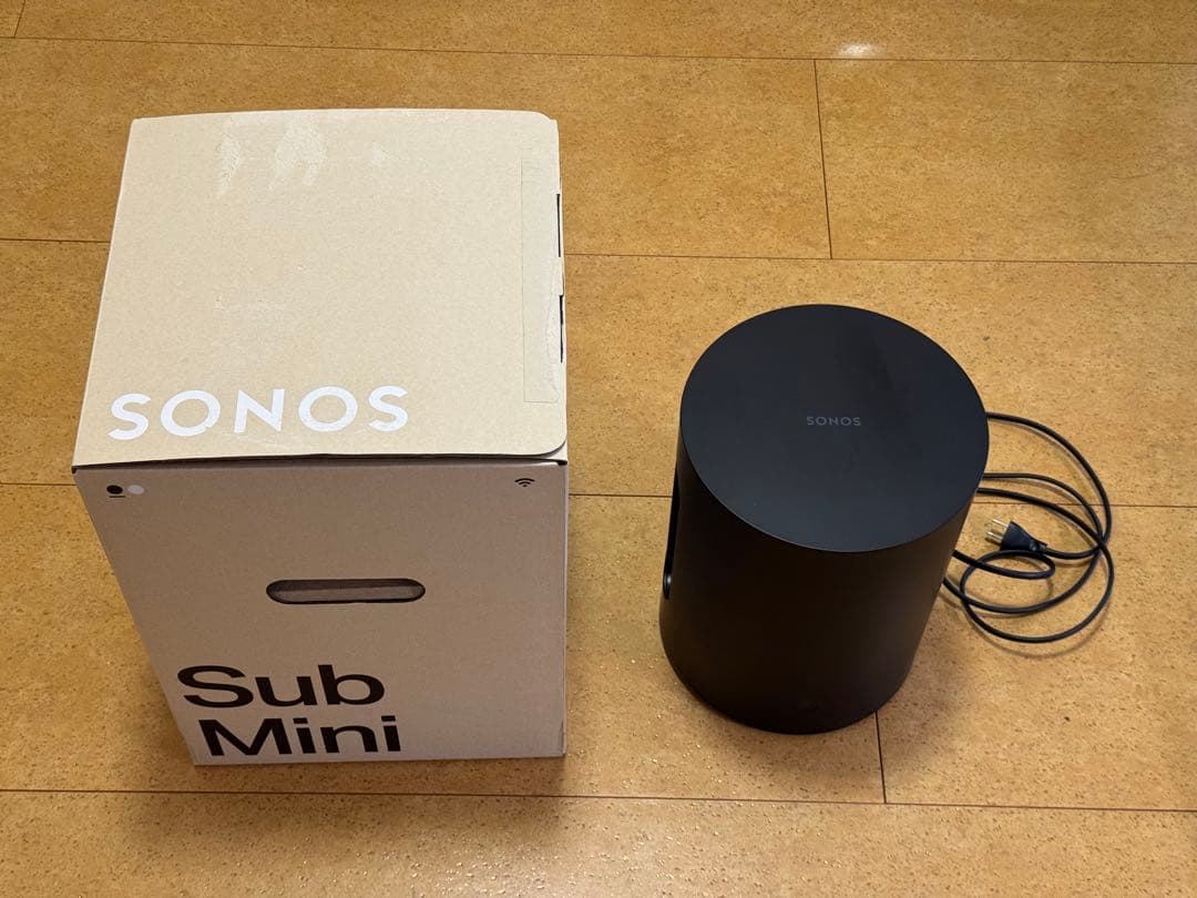 Sonos Sub Mini ワイヤレスサブウーファー ブラック