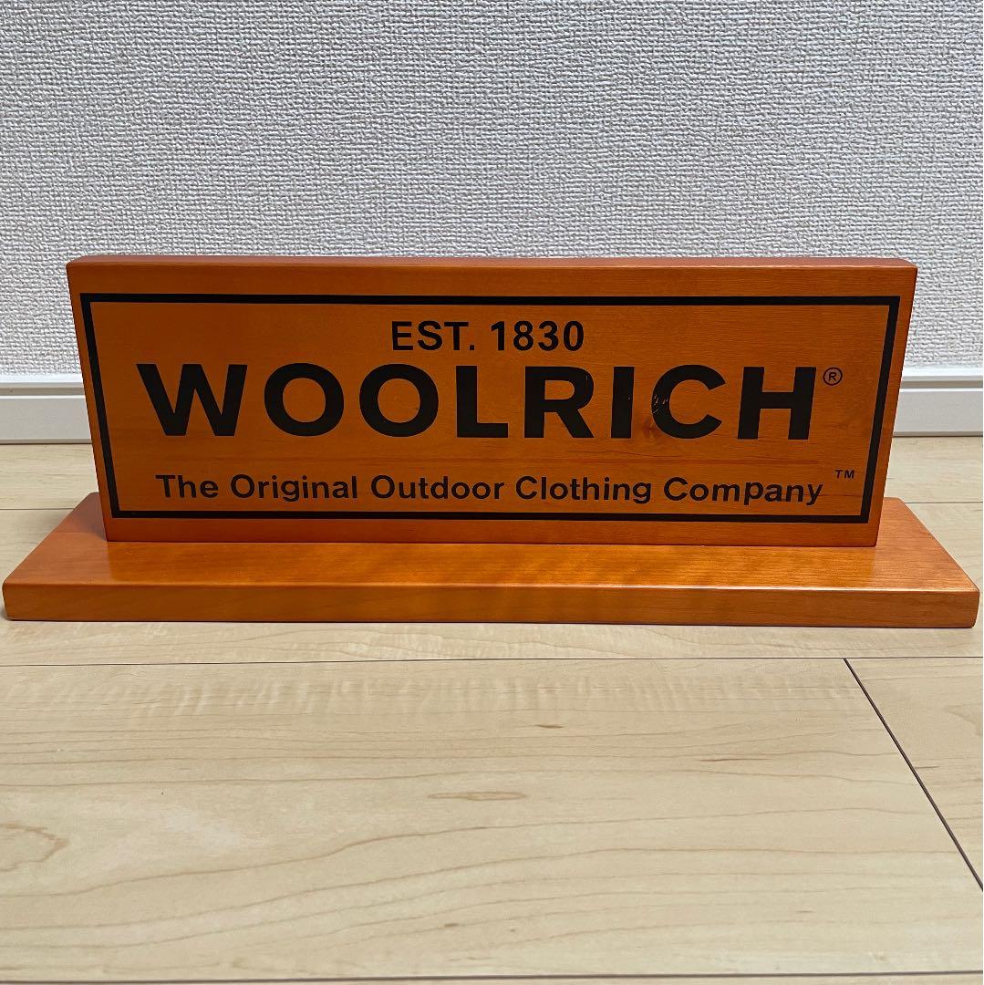 非売品!! wool rich(ウールリッチ)/木製/広告ディスプレイ/看板