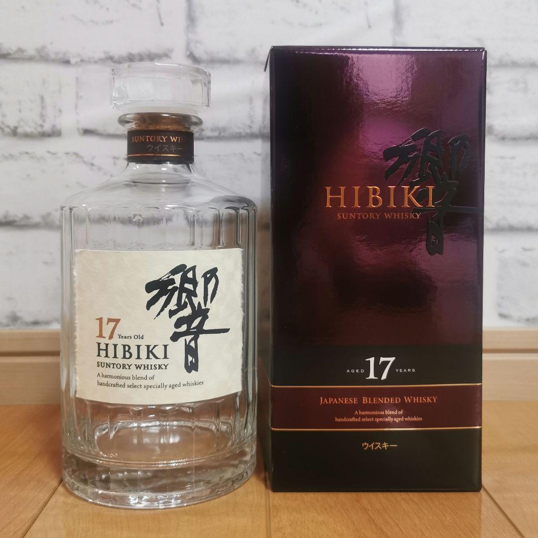 響17年　空瓶1本　化粧箱付き