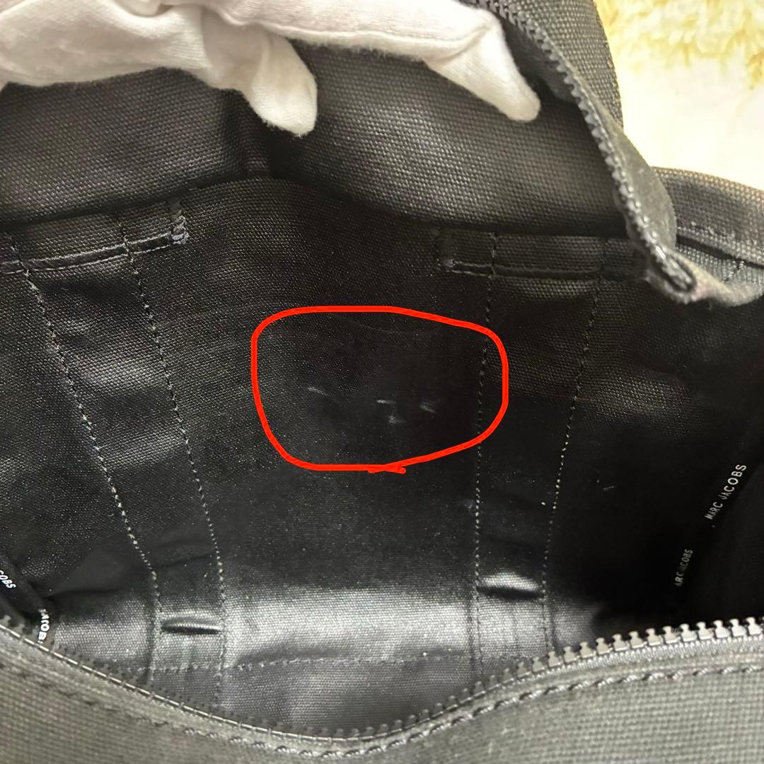 マークジェイコブス　ザ トートバッグ 2way A4可ブラック キャンバス