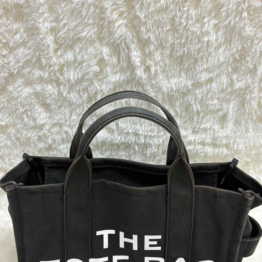 マークジェイコブス　ザ トートバッグ 2way A4可ブラック キャンバス