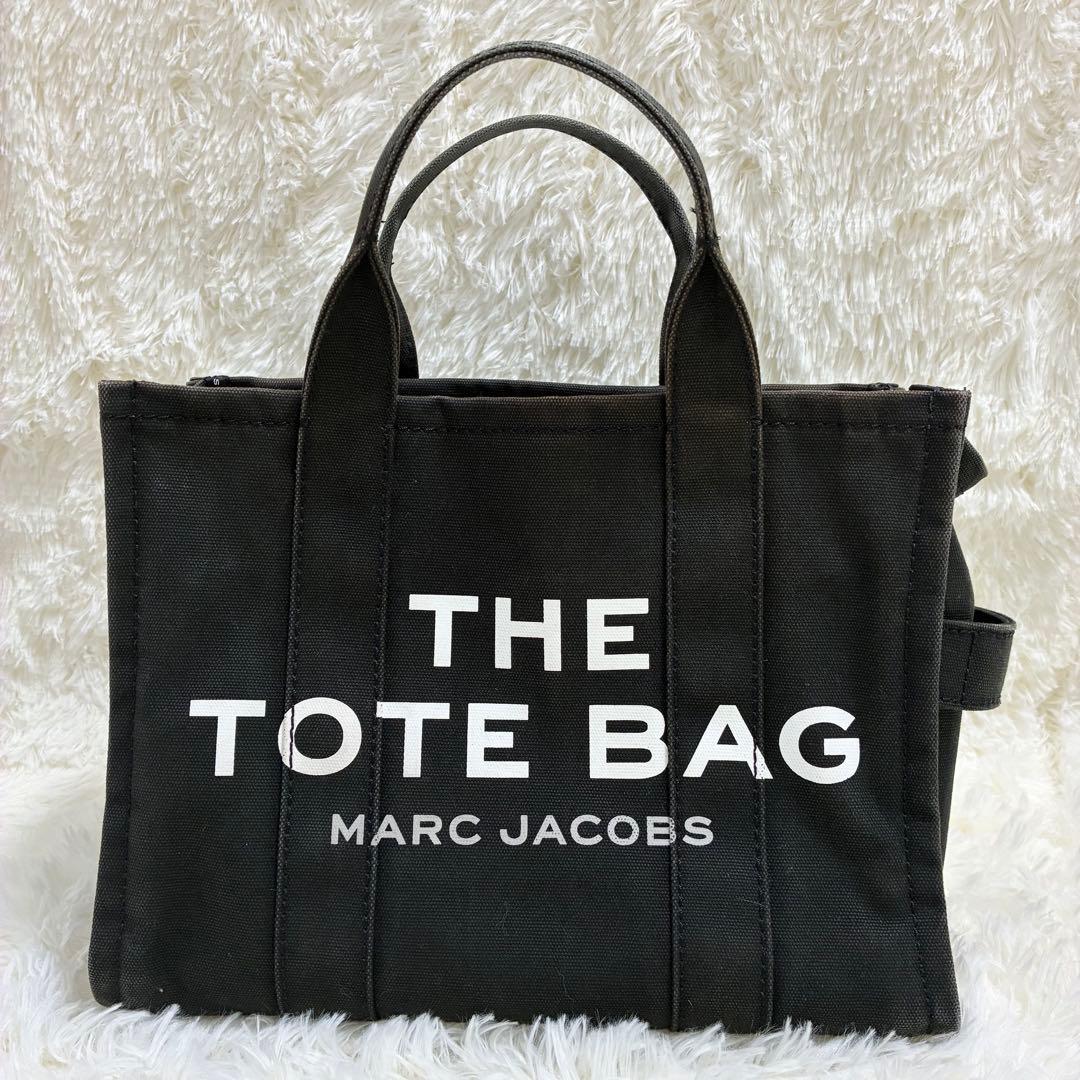 マークジェイコブス　ザ トートバッグ 2way A4可ブラック キャンバス
