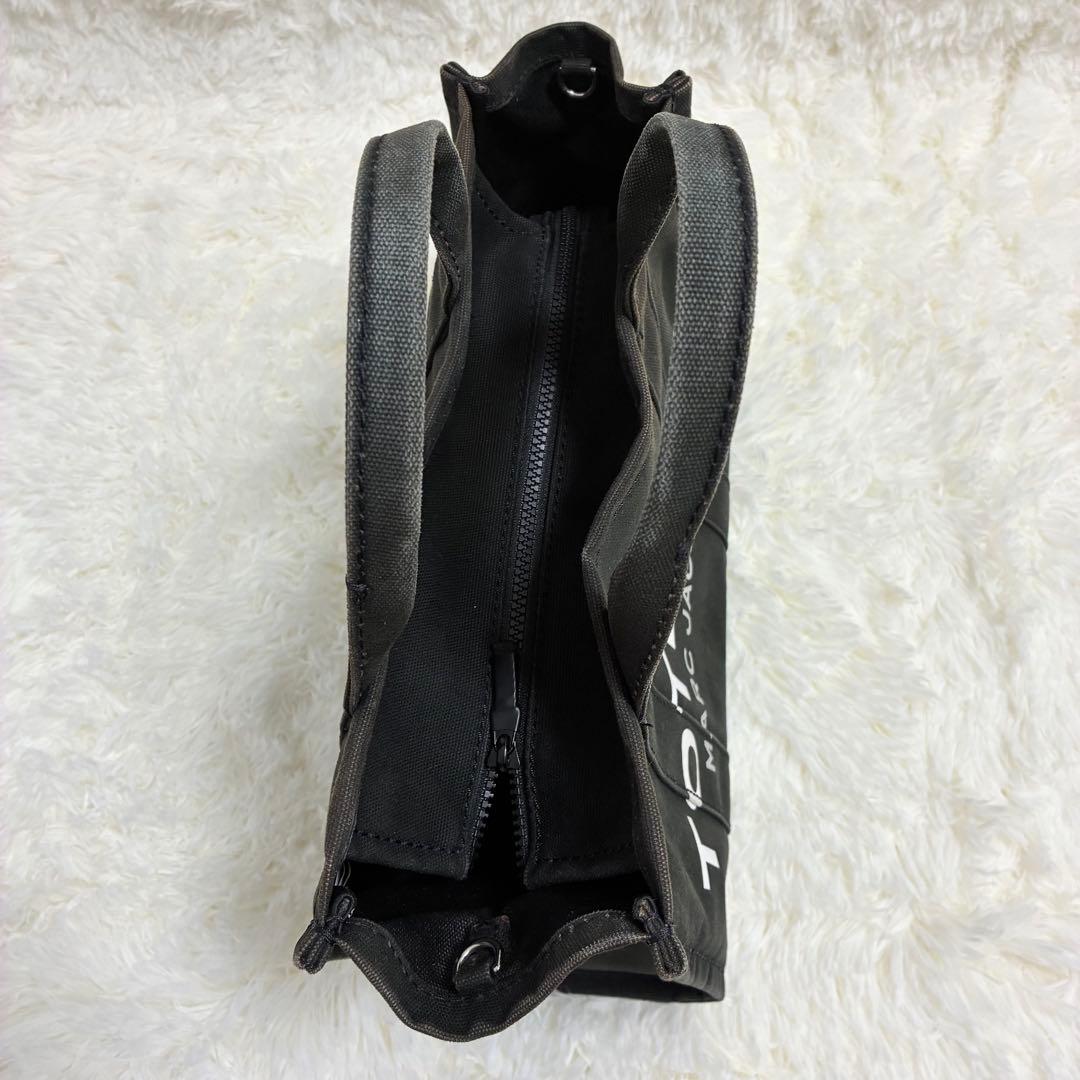 マークジェイコブス　ザ トートバッグ 2way A4可ブラック キャンバス