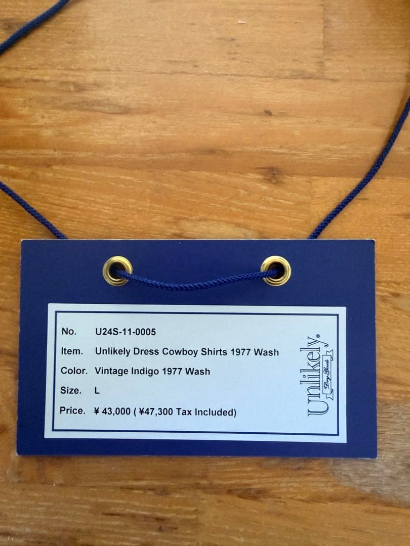 トップス Unlikely Dress Cowboy Shirts 1977 Wash L
