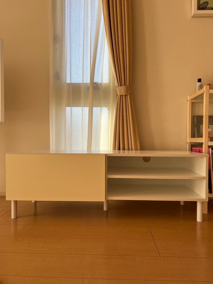 韓国インテリア romnテレビボード ホワイトクリーム