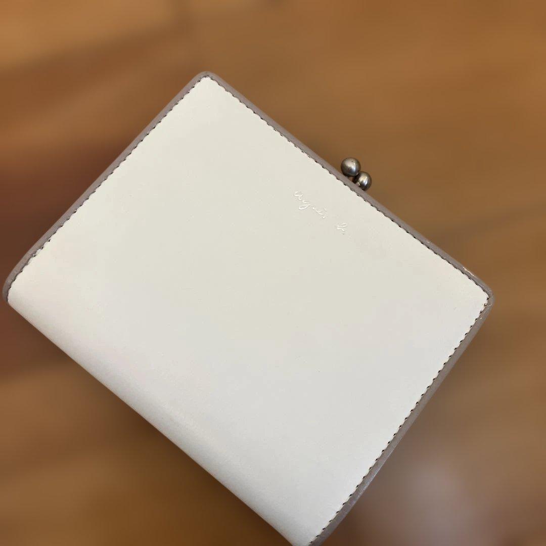 アニエスベー　折り財布　新品　未使用　がま口