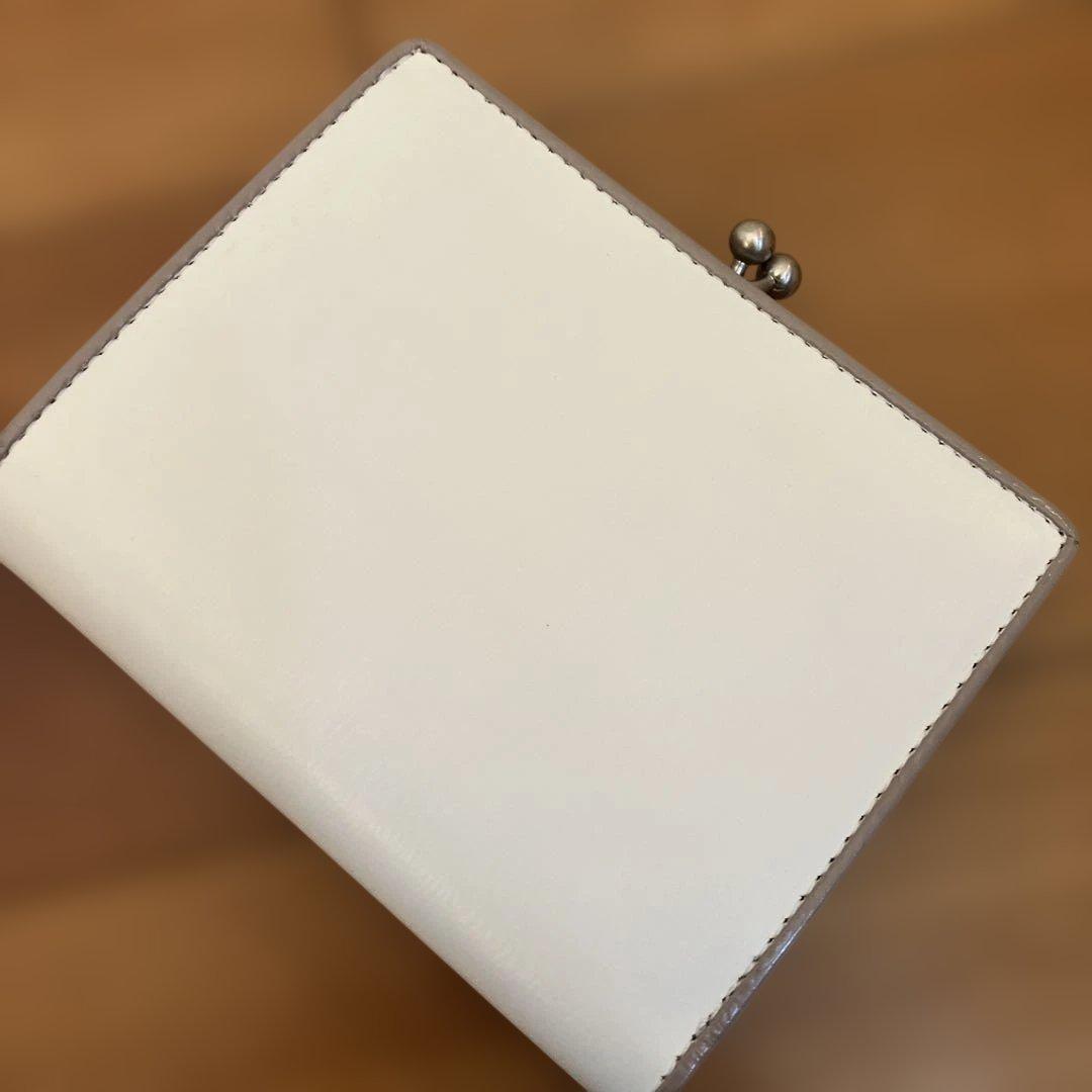 アニエスベー　折り財布　新品　未使用　がま口