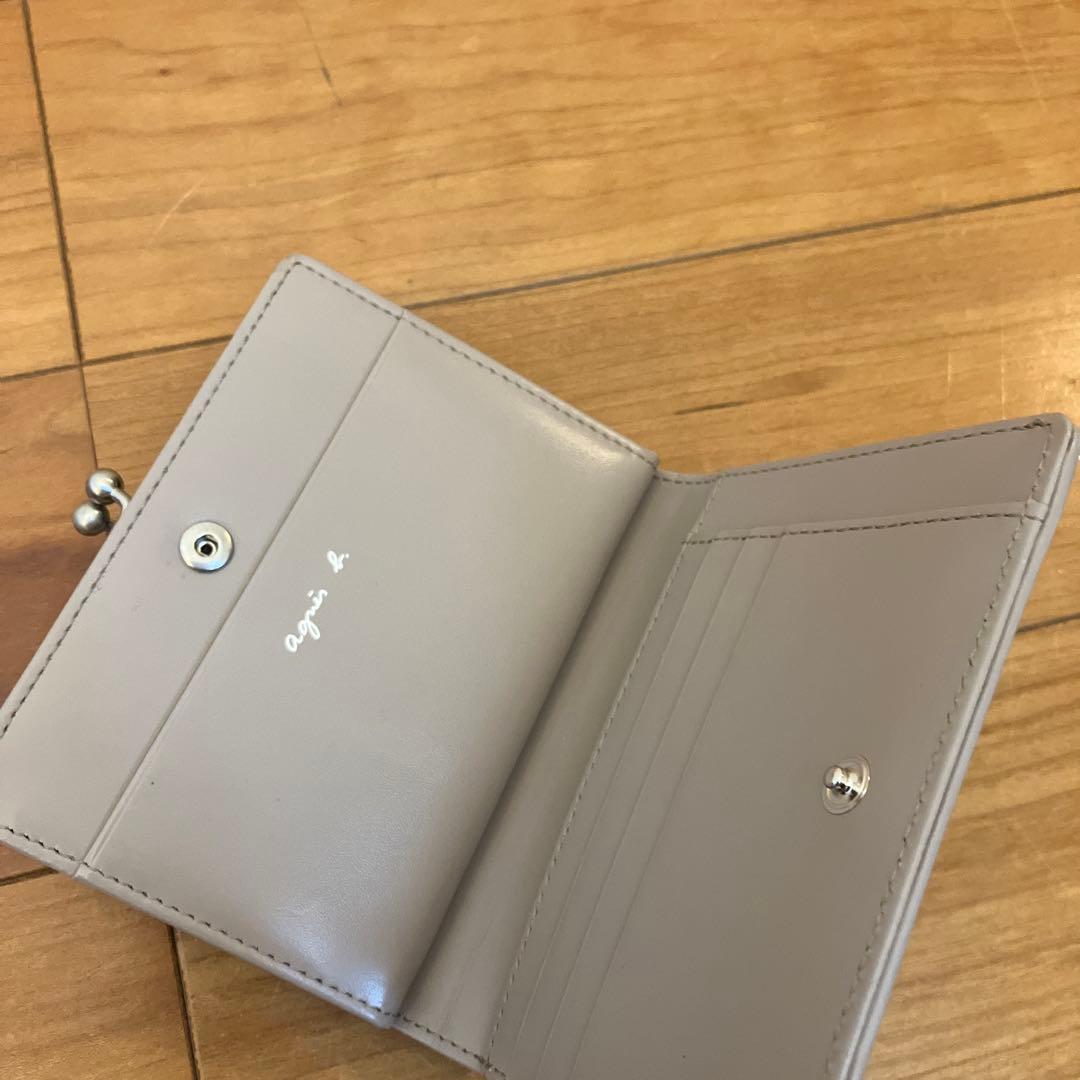 アニエスベー　折り財布　新品　未使用　がま口