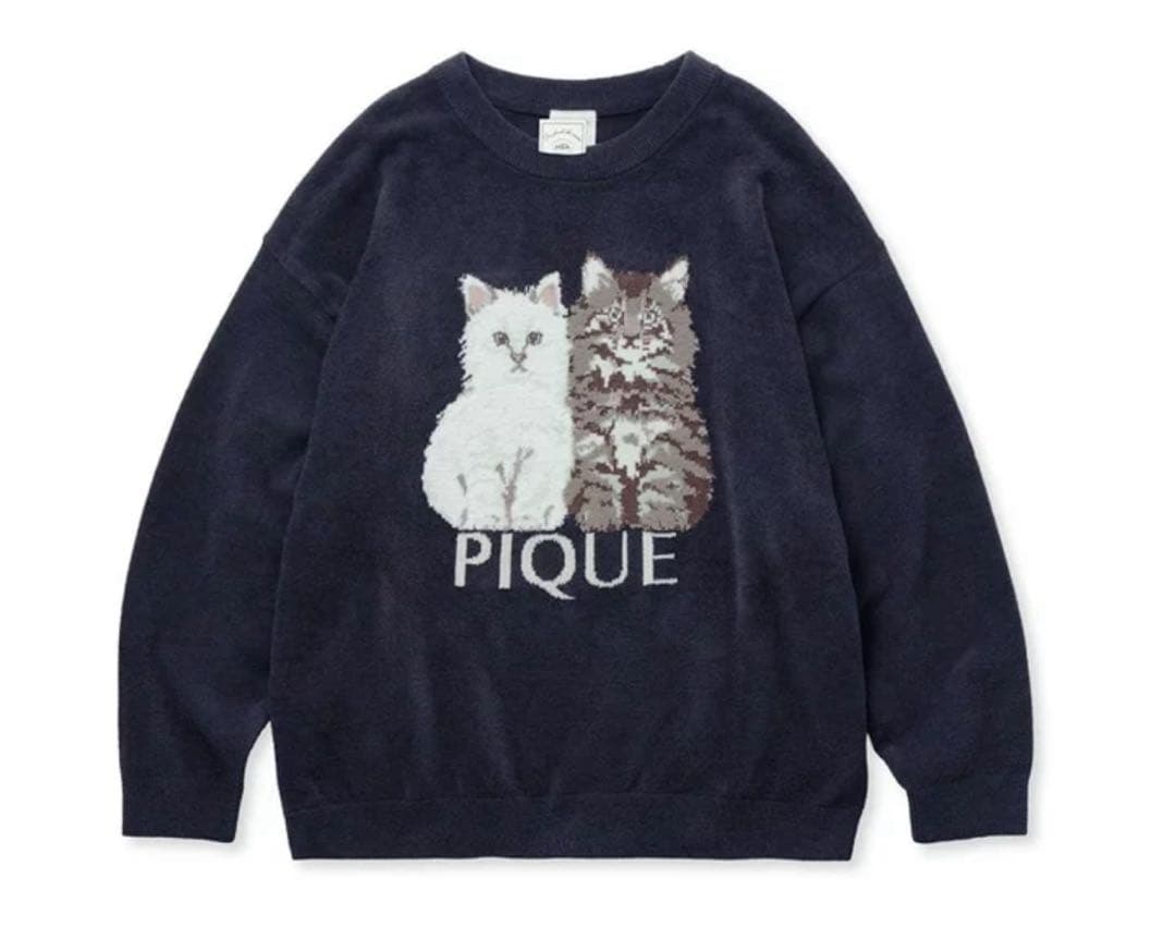 gelato pique ジェラピケ　ツインキャットジャガードプルオーバー