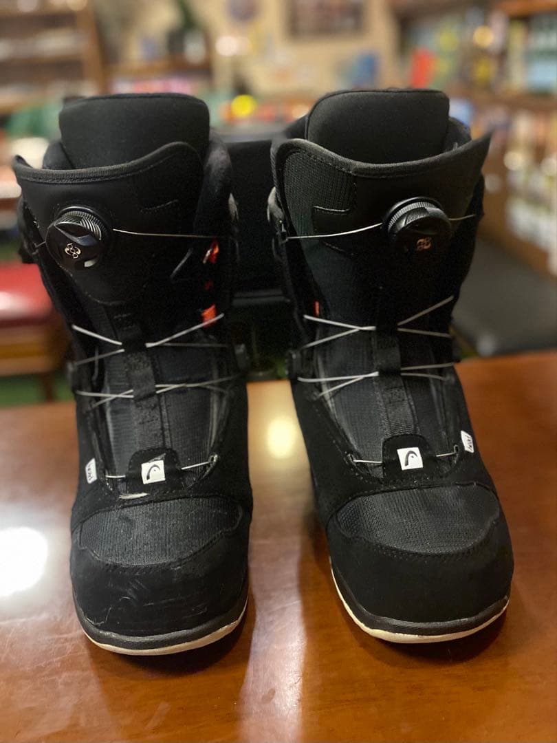 美品　HEAD 25.５cm キッズ　BOAシステム スノーボード　ブーツ　黒