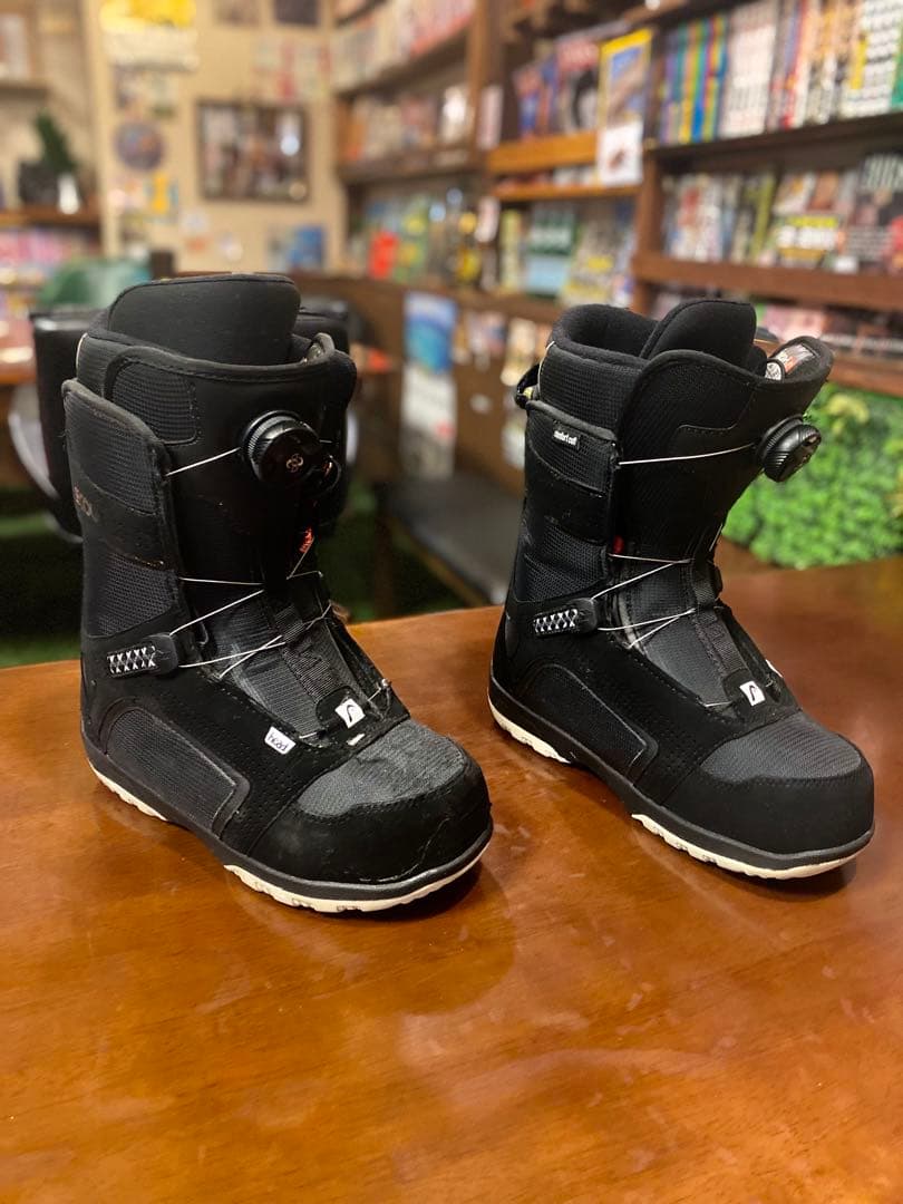 美品　HEAD 25.５cm キッズ　BOAシステム スノーボード　ブーツ　黒
